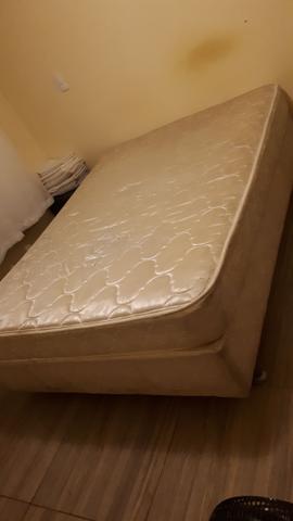 Cama Box + Colchao de Casal