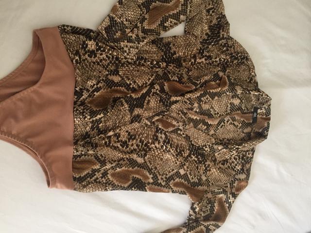 Camisa body animal print P - Foto 5