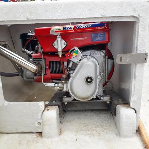 Oportunidade Barco NOVO 7,45 metros Pronto para Usar Motor a Diesel - Foto 8