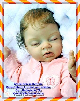 Bebe Reborn Luciana ou Luciano Kit Noah Feita a Mão Sob Encomenda - Foto 2