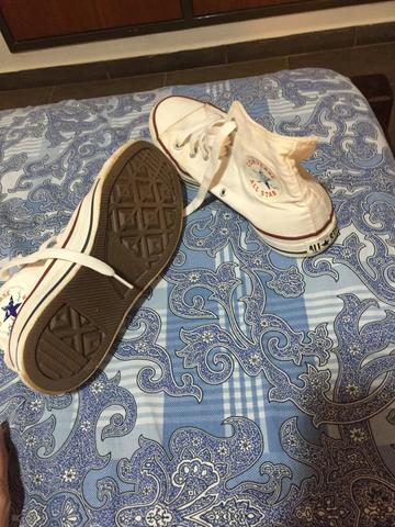 All Star Branco Cano Alto