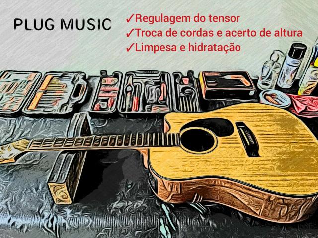 Conserto violão, guitarra e contra baixo