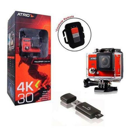 Câmera Atrio Fullsport 4K (WIFI) com cartão de memória 32GB classe 10 DC185 - Foto 2