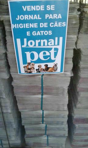 Aqui tem jornais para pet shop