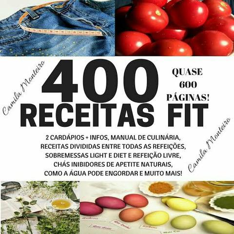 400 receitas saudáveis para emagrecer!
