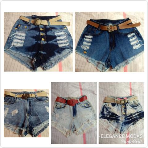 Short jeans feminino