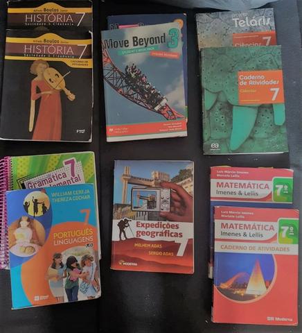 Livros didáticos 7º ano