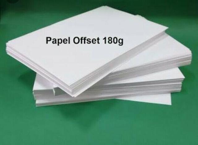 Papel offset 180g