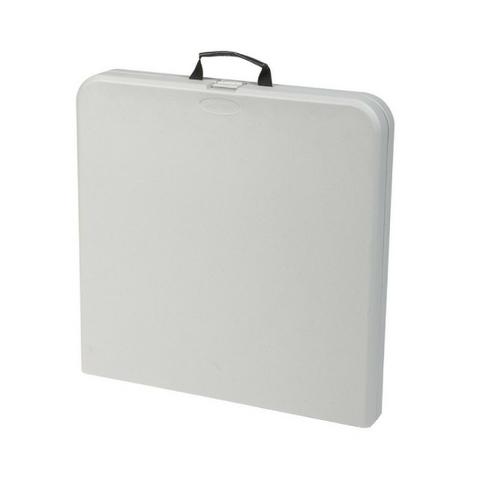 Mesa Dobrável Para Churrasco Maxchief 1,22 Mts C/alça Branco - Foto 3