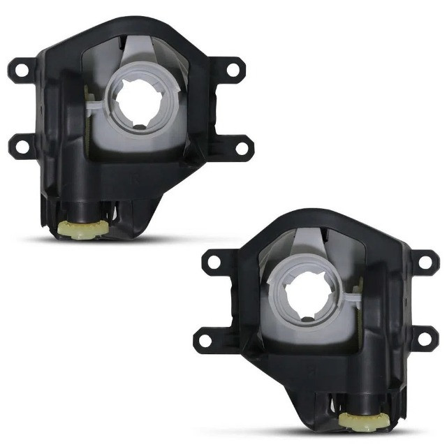 Kit Farol de Milha Yaris Hatch Sedan C/ Moldura Blackpiano Botão e Lâmpadas  - Foto 3