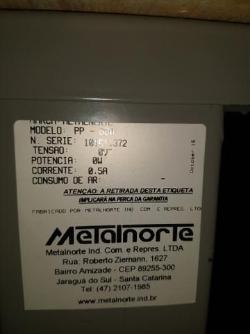 Máquina de prega botão Pneumática Metalnorte - Foto 5
