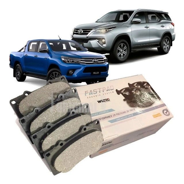 Pastilha Dianteira de Freio Hilux Sw4 Pajero Full Prado Willtec