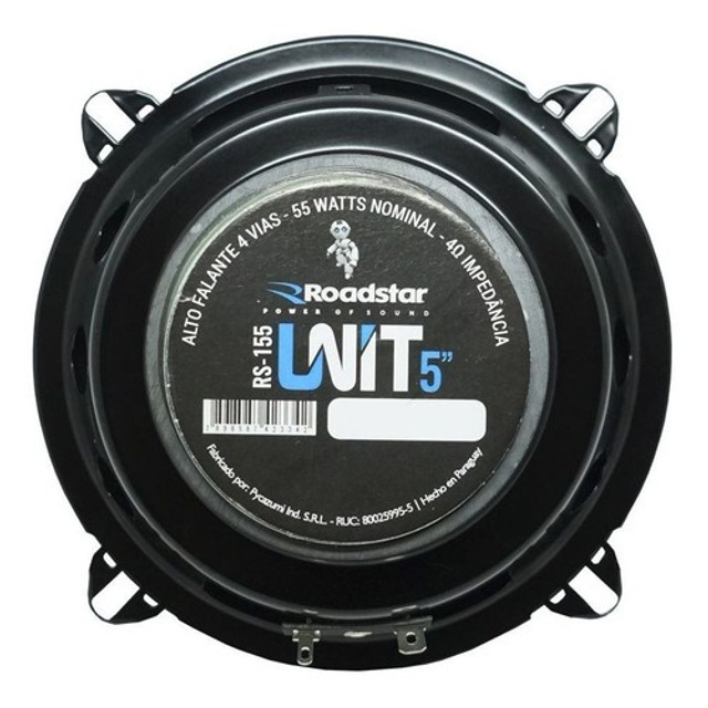 Par Alto Falante 5'' 55w Unidade - 110w Par Quadriaxial Roadstar - Foto 2