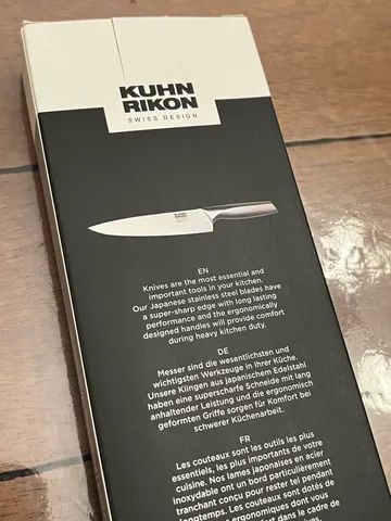 faca do chef kuhn rikon swiss design nova exclusiva - Foto 4