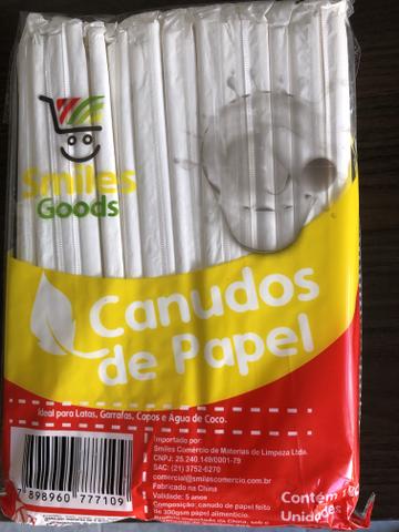 Canudos de papel