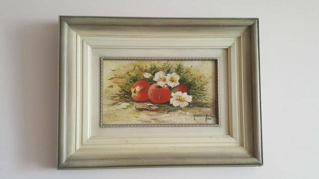 Quadro flores e frutas