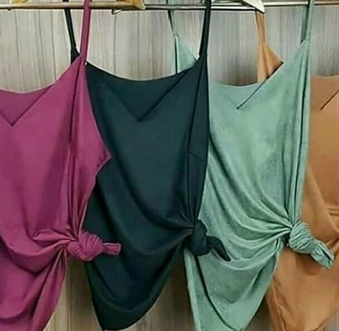 Blusinha suede novas