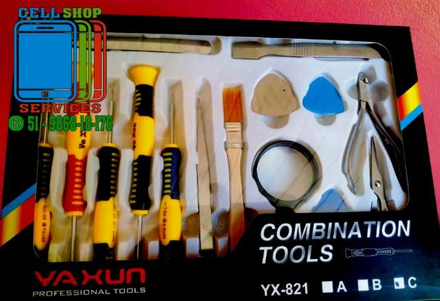 Kit De Chaves Celular Yaxun Yx-821 C - 15 Itens