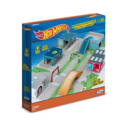 Super tabuleiro em madeira e papel hot wheels - Foto 2