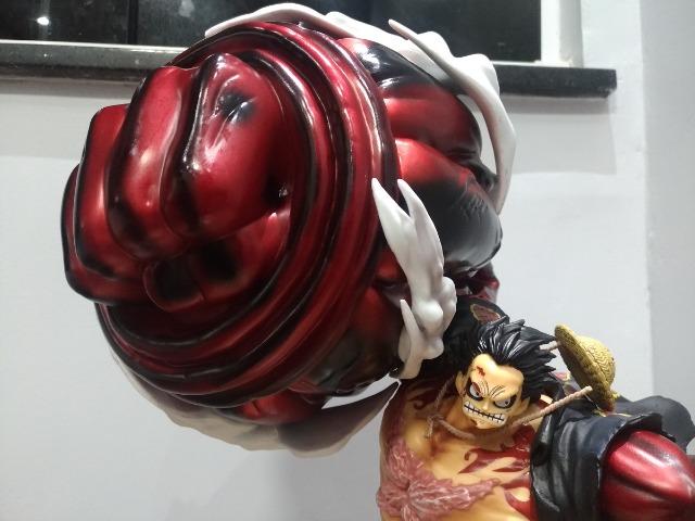 Promo Black Action Figure Luffy Gear 4 King Kong Gun Gk 43cm - Foto 5