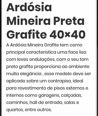 Ardósia para piso 40×40 - Foto 2