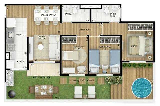 Apartamento 2 quartos pronto - Foto 15