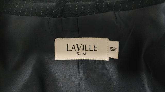 Terno Masculino Slim Azul Marinho Nº52, Usado apenas 1 vez - Foto 6