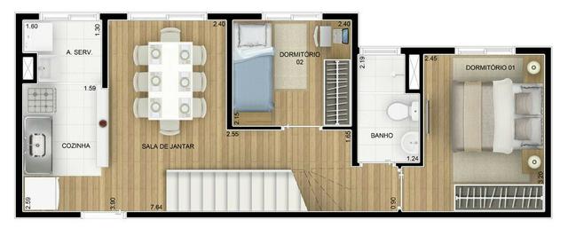 Apartamento 2 quartos pronto - Foto 19
