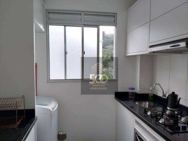 Ap0693 - apartamento semi-mobiliado, 02 dormitórios, 50m² à venda por r$ 175.000 - roçado - Foto 6