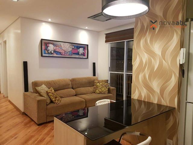 Apartamento com 2 dormitórios para alugar, 50 m² por R$ 1.350/mês - Parque Erasmo Assunção
