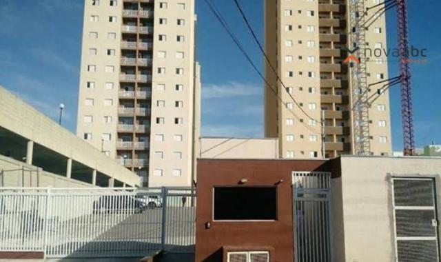 Apartamento com 2 dormitórios para alugar, 46 m² por R$ 900/mês - Vila João Ramalho - Sant - Foto 2