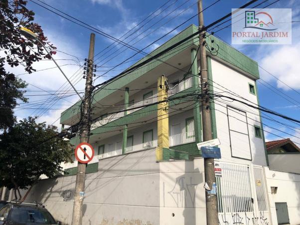 Kitnet com 1 dormitório para alugar, 20 m² por r$ 800,00/mês - bangu - santo andré/sp - Foto 9