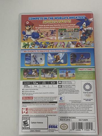 Mario e sonic nos jogos olímpicos 2020 para Nintendo switch - Foto 2
