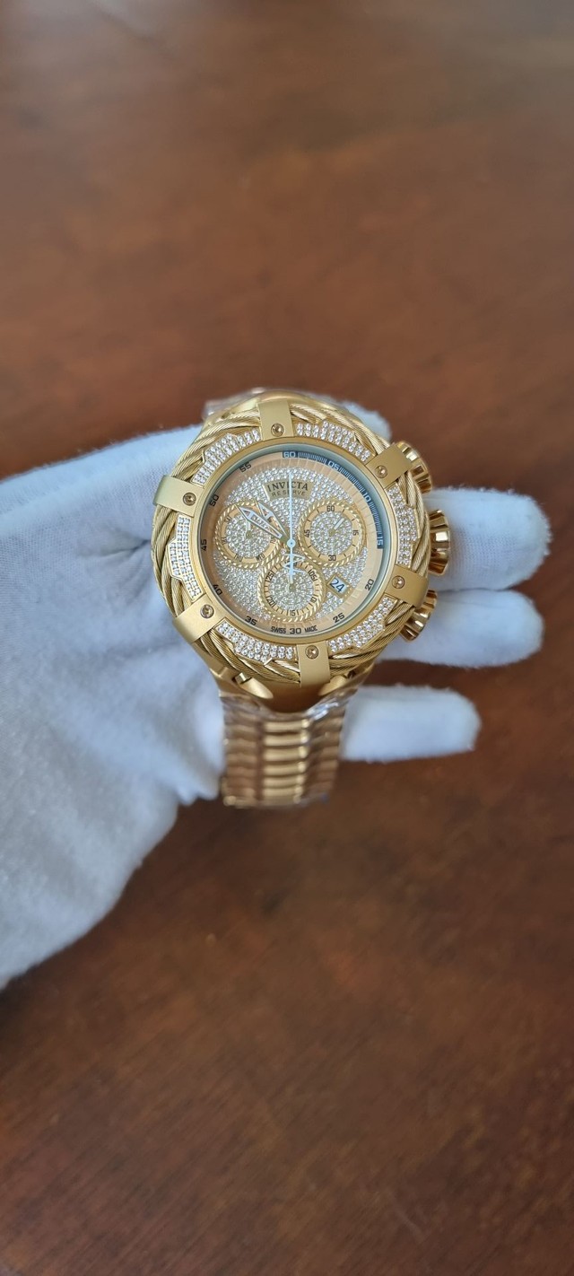 Relogio invicta Thunderbolt Cravejado ! 