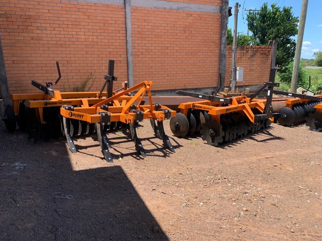 Grade niveladora 28 discos nova discos de 22 polegadas - Foto 3