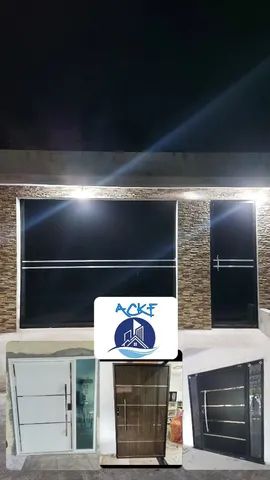 Portões de alumínio 