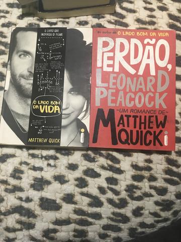 Livros: O lado bom da vida e perdão Leonard peacock