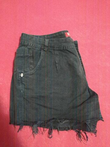 Shorts Jeans Preto - Foto 2