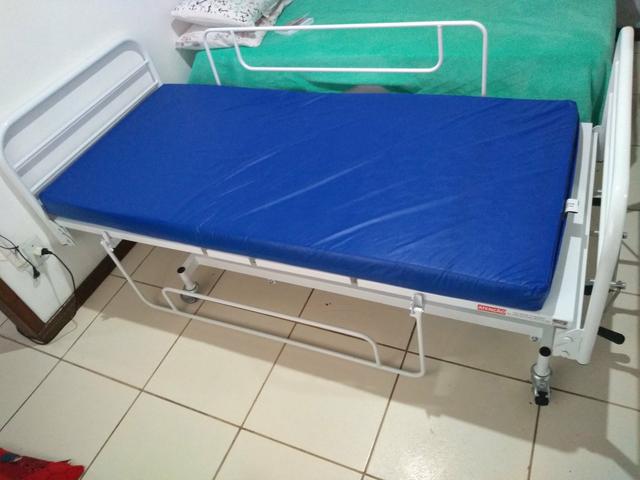 Cama hospitalar manua - Foto 2