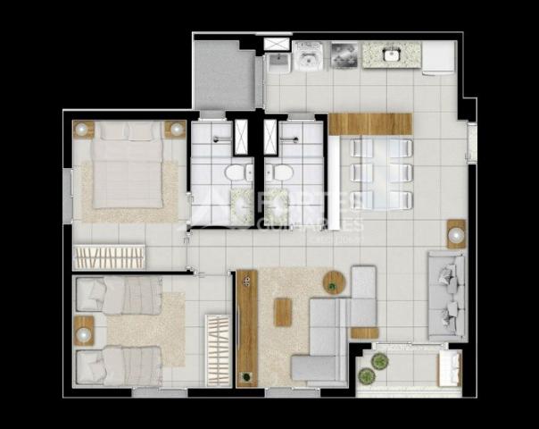 Apartamento à venda com 2 dormitórios cod:58783 - Foto 2
