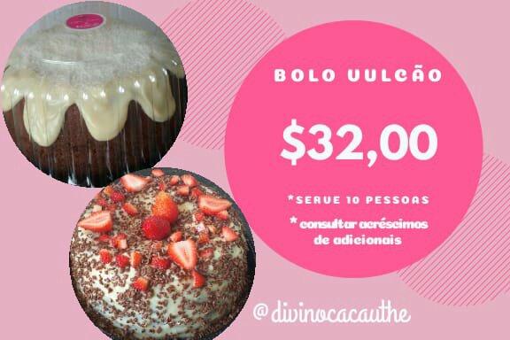 Bolo Vulcão