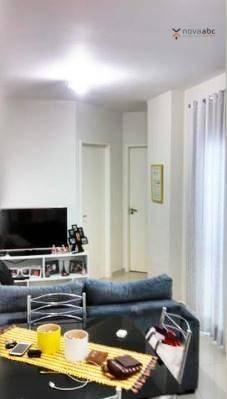 Apartamento com 2 dormitórios para alugar, 40 m² por R$ 1200/mês - Vila Floresta - Santo A - Foto 5