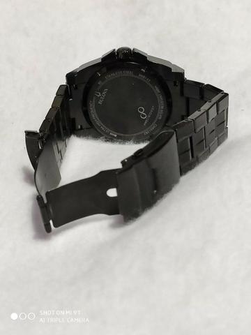Relógio Bulova Masculino Precisionist Chrono Todo Preto S/s 98B143 Original - Foto 4