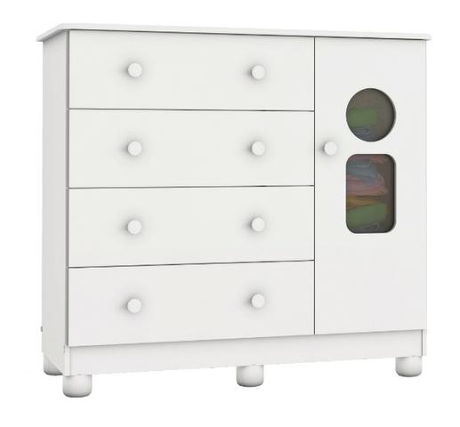 Frete Grátis* Quarto de Bebê Armário, Cômoda Tedy e Berço Uli- Tedy *NOVO - Foto 4