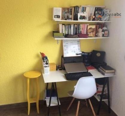 Apartamento com 2 dormitórios para alugar, 40 m² por R$ 850/mês - Vila Lutécia - Santo And - Foto 13