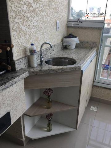 Apartamento com 2 dormitórios para alugar, 63 m² por R$ 2.100/mês - Campestre - Santo Andr - Foto 16
