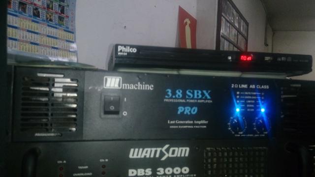 Amplificador Profissional Machine 3.8 Sbx