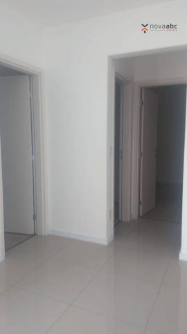 Apartamento com 3 dormitórios para alugar, 61 m² por R$ 1.500/mês - Vila Camilópolis - San - Foto 4