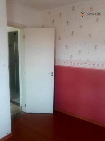 Apartamento com 2 dormitórios para alugar, 56 m² por R$ 1.200/mês - Utinga - Santo André/S - Foto 12