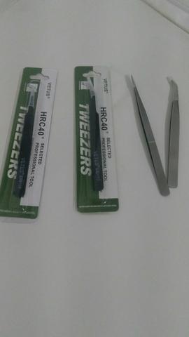 Pinças para extensão de cílios